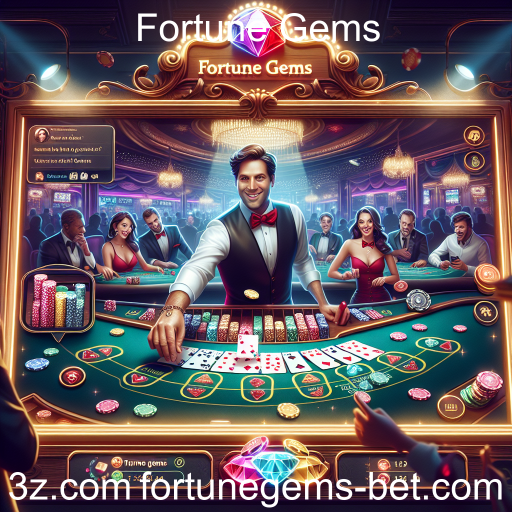 A Emoção dos Cassinos Ao Vivo no Fortune Gems